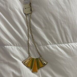 Gold and Yellow Statement Necklace